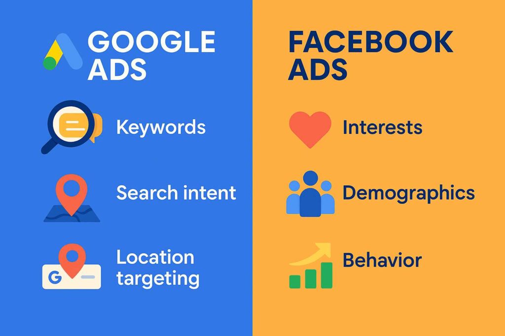 Google Ads vs Facebook Ads